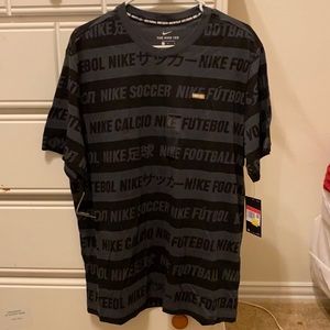 Nike Striped soccer tee